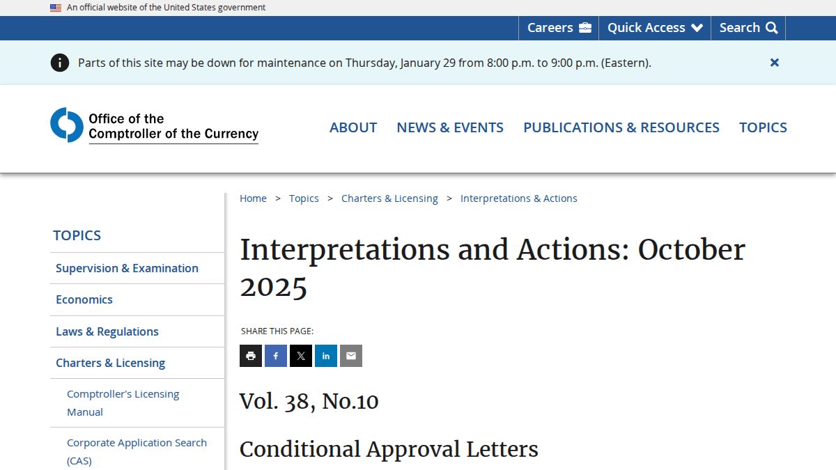 Office of the Comptroller of the Currency preview